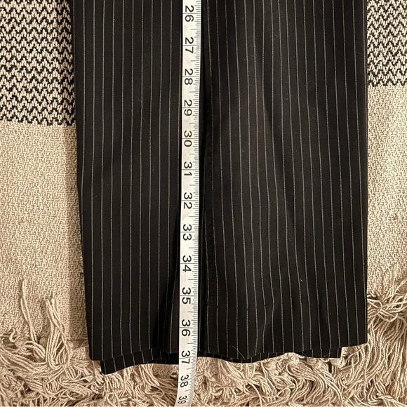 Worthington • Dress Pants, Slacks, Black with White Pinstripes, Straight, 10P - Picture 8 of 10